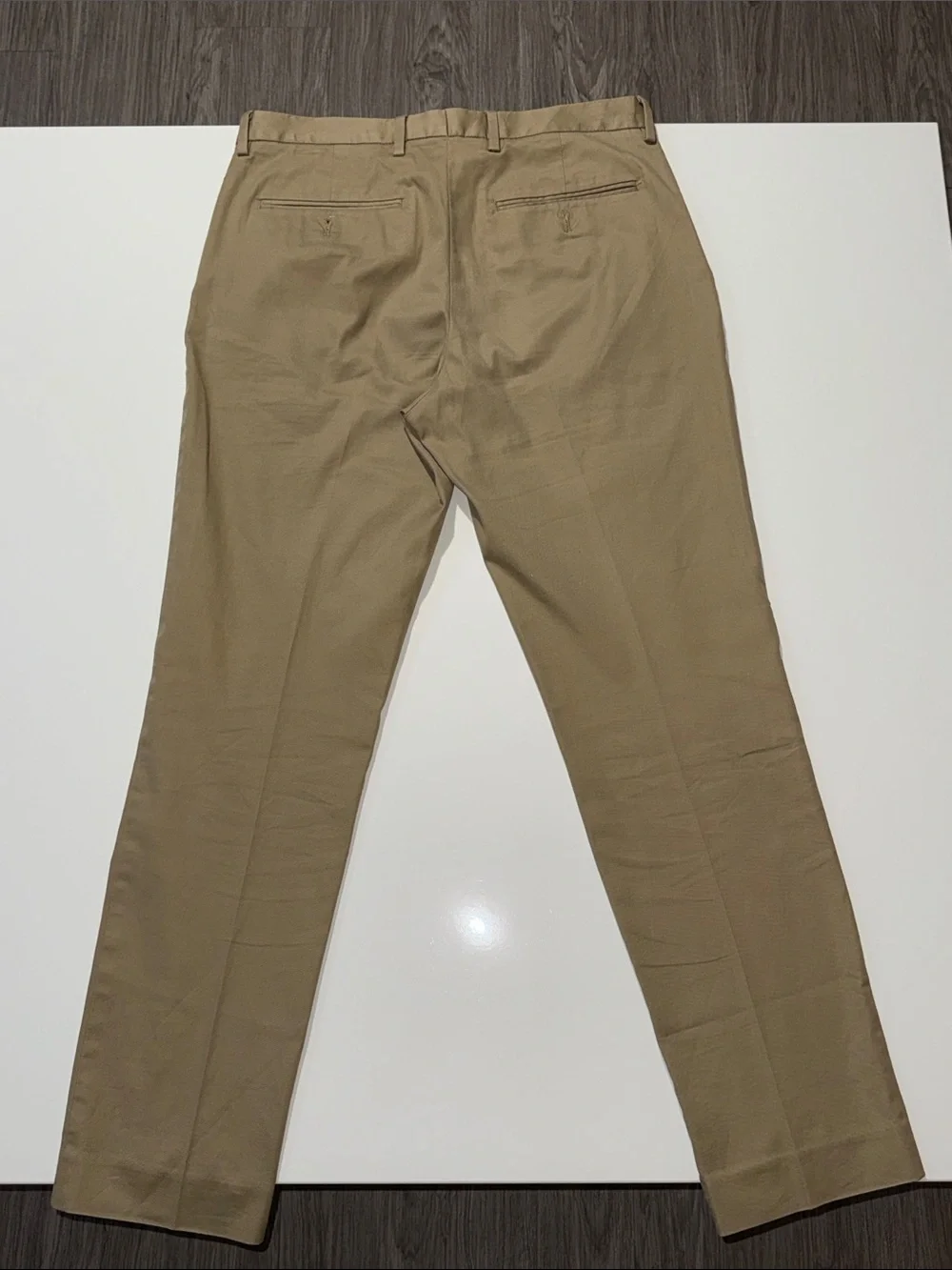 J Crew Bowery Mens Size 31x30 Faded Classic Fit Flat Front Chino Pants Beige